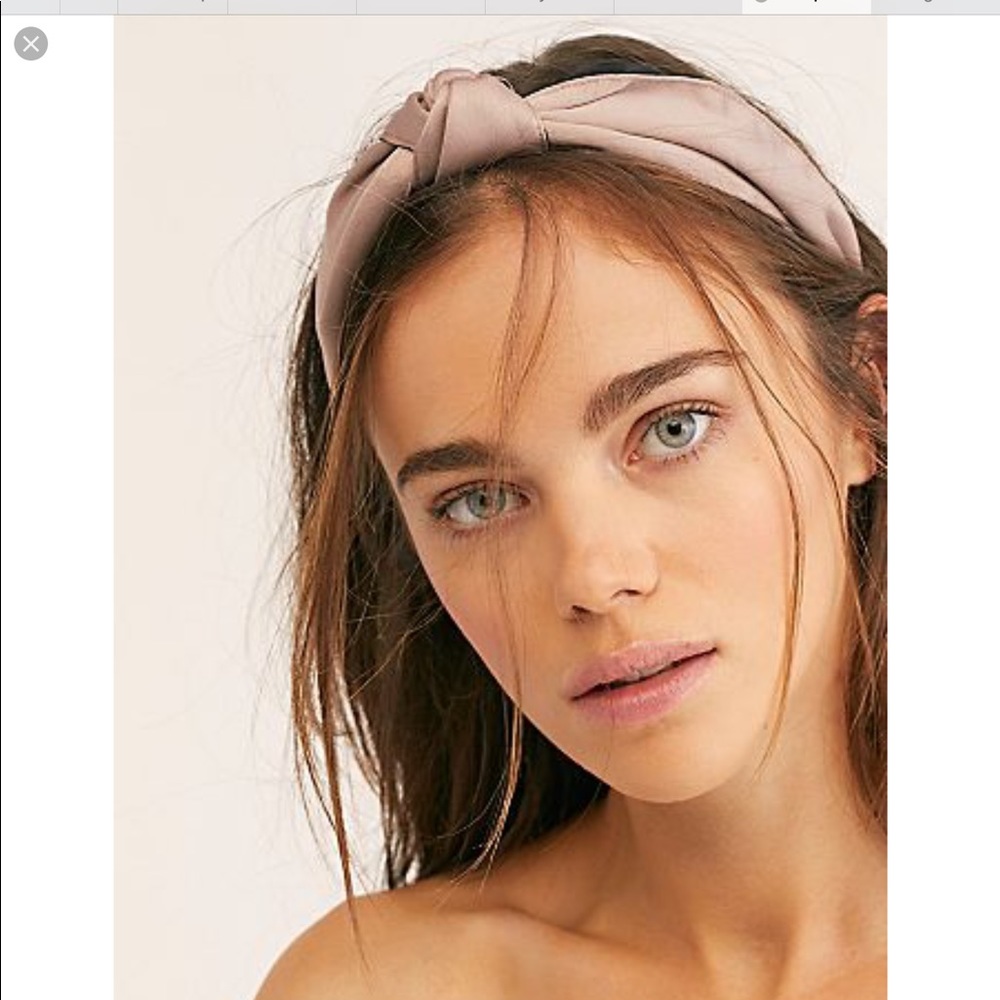 A set of Two Free people silk headbands.